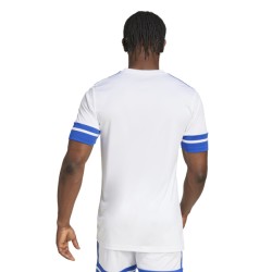 ADIDAS SQUADRA25 JERSEY SHORT SLEEVE - WHITE/TEAM ROYAL BLUE