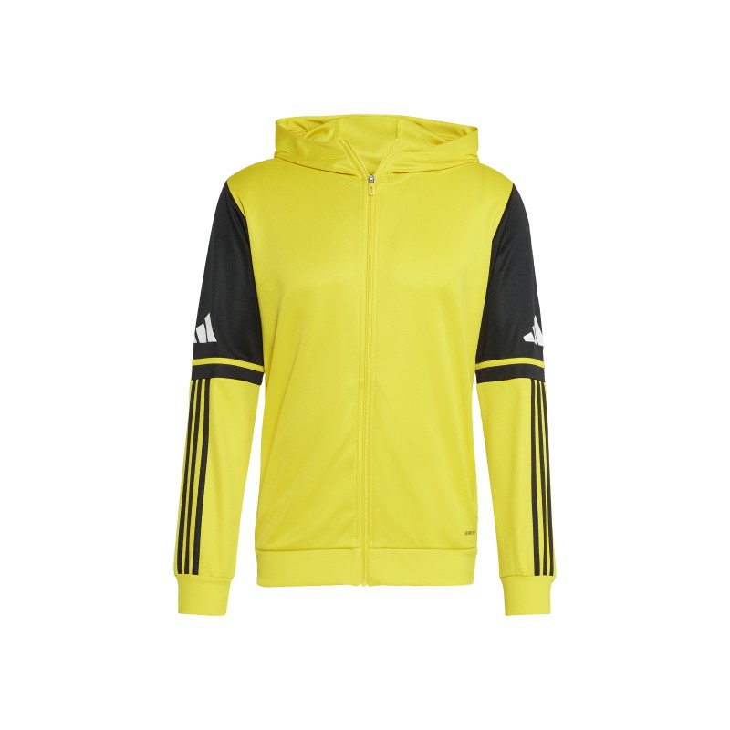 ADIDAS SQUADRA25 HOODY - TEAM YELLOW/BLACK
