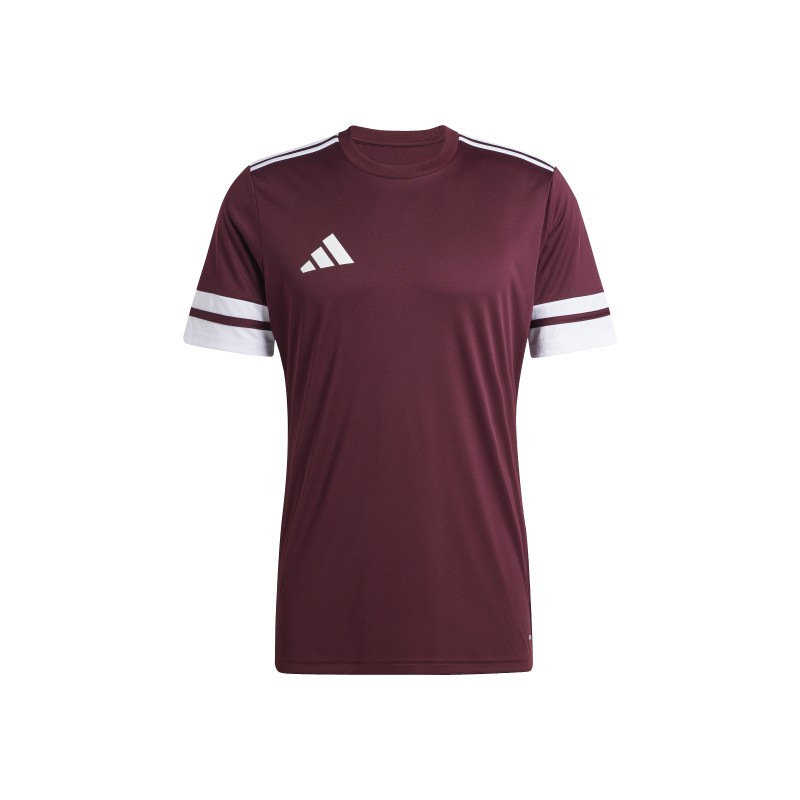 ADIDAS SQUADRA25 JERSEY SHORT SLEEVE - TEAM MAROON 2/WHITE