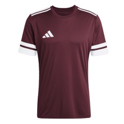 ADIDAS SQUADRA25 JERSEY SHORT SLEEVE - TEAM MAROON 2/WHITE