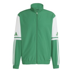 ADIDAS SQUADRA25 PRE. JACKET - TEAM GREEN/WHITE
