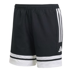 ADIDAS SQUADRA25 DOWNTIME WOVEN SHORT - BLACK/WHITE
