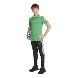 ADIDAS SQUADRA25 COTTON POLO JR. - TEAM GREEN/WHITE