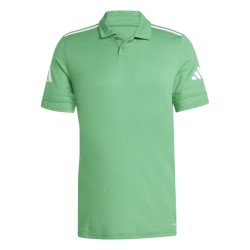 ADIDAS SQUADRA25 COTTON POLO - TEAM GREEN/WHITE