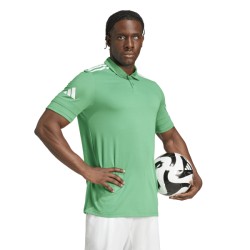 ADIDAS SQUADRA25 COTTON POLO - TEAM GREEN/WHITE