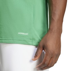 ADIDAS SQUADRA25 COTTON POLO - TEAM GREEN/WHITE