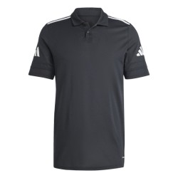 ADIDAS SQUADRA25 COTTON POLO - BLACK/WHITE