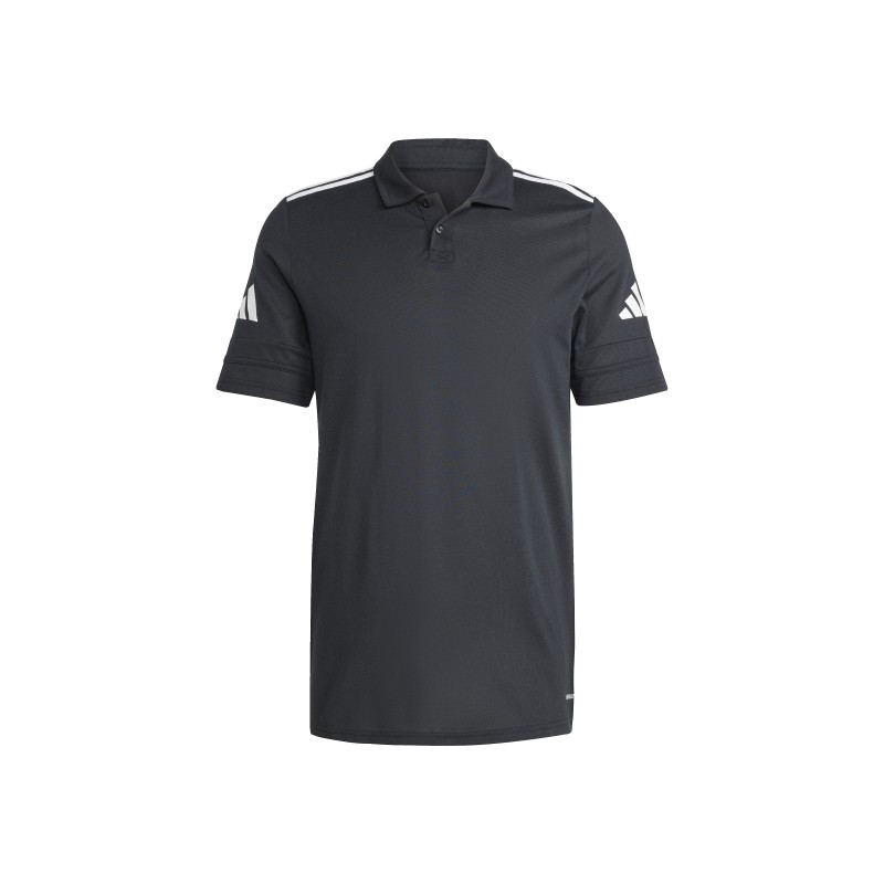 ADIDAS SQUADRA25 COTTON POLO - BLACK/WHITE