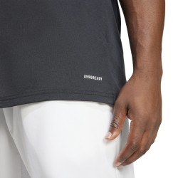 ADIDAS SQUADRA25 COTTON POLO - BLACK/WHITE