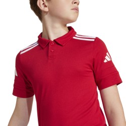 ADIDAS SQUADRA25 COTTON POLO JR. - TEAM POWER RED/WHITE