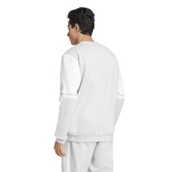 ADIDAS SQUADRA25 SWEAT CREW - TEAM LIGHT GREY/WHITE
