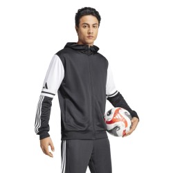 ADIDAS SQUADRA25 HOODY - BLACK/WHITE