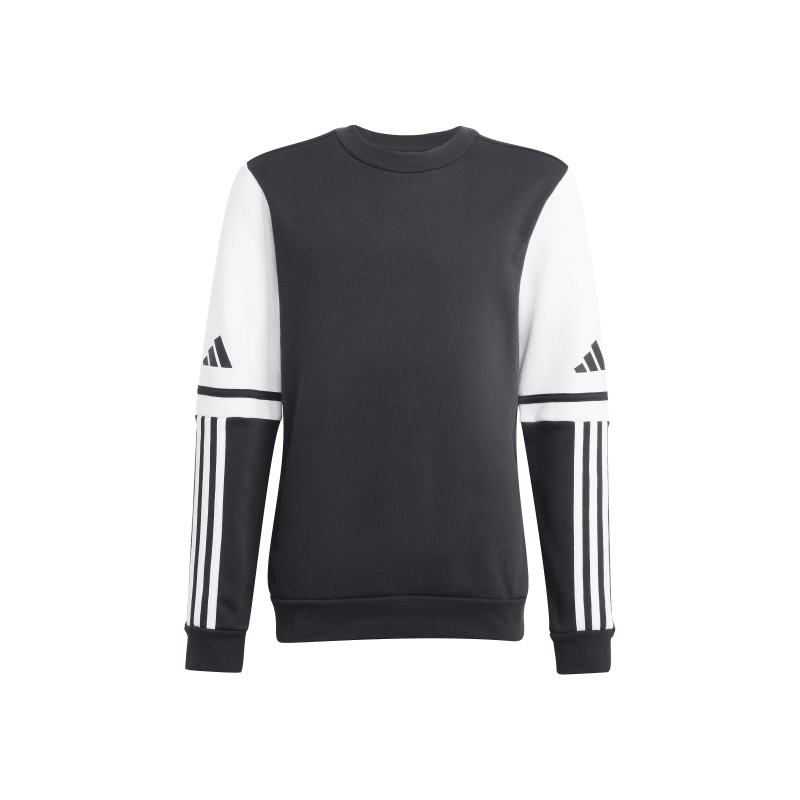 ADIDAS SQUADRA25 SWEAT CREW JR. - BLACK/WHITE
