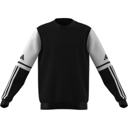 ADIDAS SQUADRA25 SWEAT CREW JR. - BLACK/WHITE
