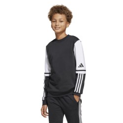 ADIDAS SQUADRA25 SWEAT CREW JR. - BLACK/WHITE
