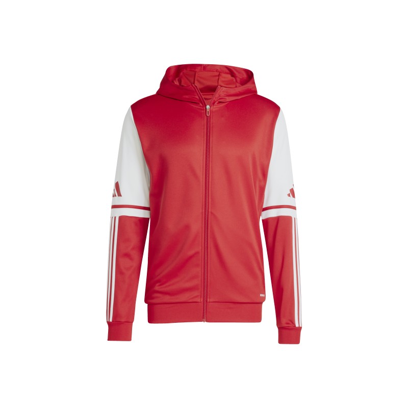 ADIDAS SQUADRA25 HOODY - TEAM POWER RED 2/WHITE