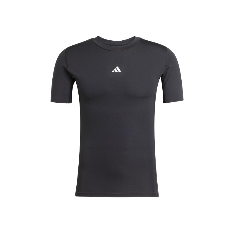ADIDAS TECHFIT SHORT SLEEVE TEE MEN - BLACK