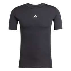 ADIDAS TECHFIT SHORT SLEEVE TEE MEN - BLACK