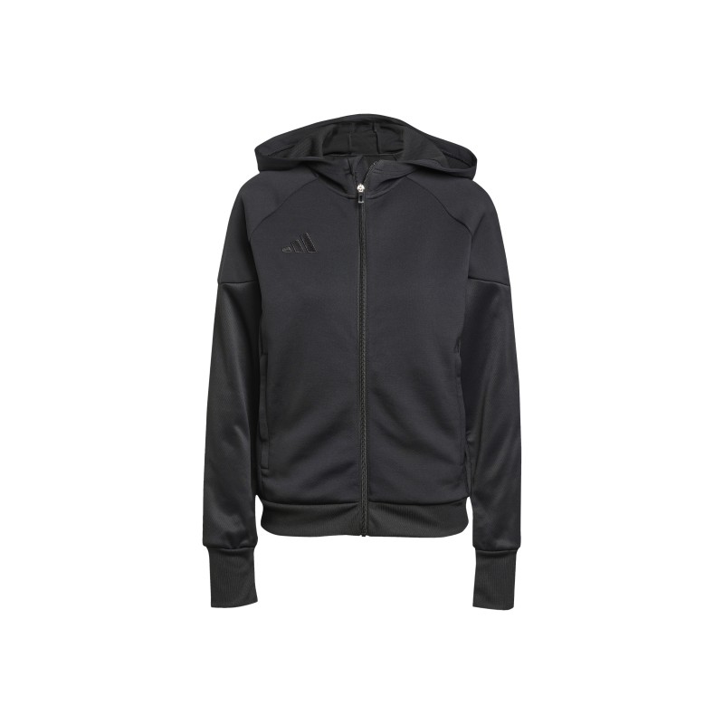 ADIDAS TIRO25 FULL ZIP HOODIE - BLACK