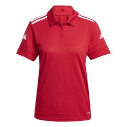 ADIDAS SQUADRA25 COTTON POLO - TEAM POWER RED/WHITE