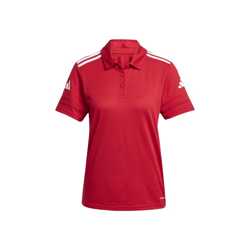 ADIDAS SQUADRA25 COTTON POLO - TEAM POWER RED/WHITE