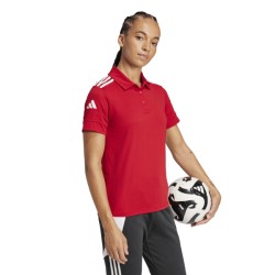 ADIDAS SQUADRA25 COTTON POLO - TEAM POWER RED/WHITE