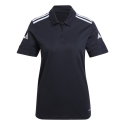 ADIDAS SQUADRA25 COTTON POLO - BLACK/WHITE