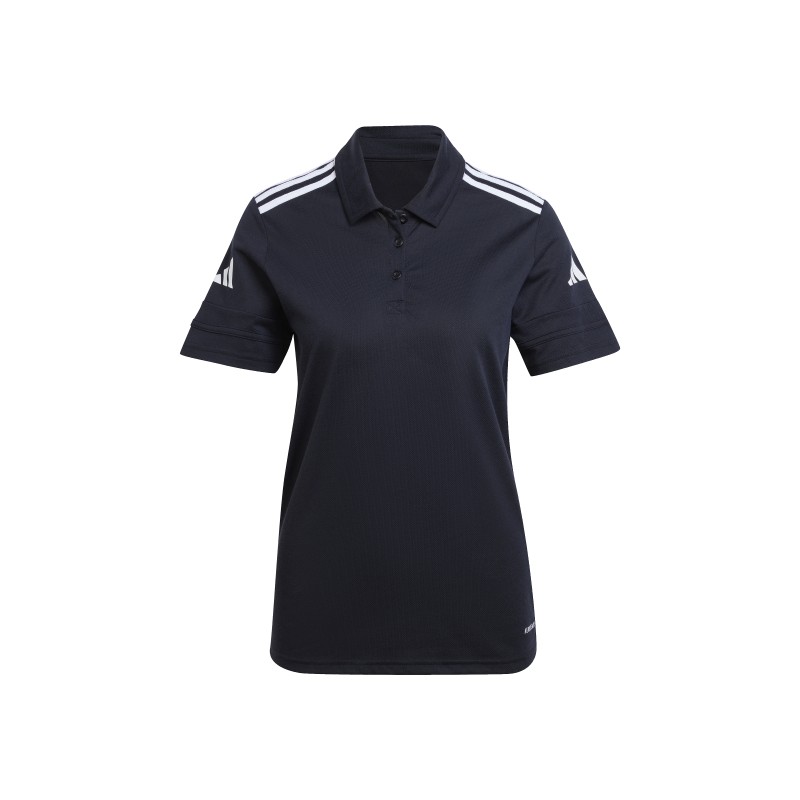 ADIDAS SQUADRA25 COTTON POLO - BLACK/WHITE