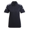 ADIDAS SQUADRA25 COTTON POLO - BLACK/WHITE