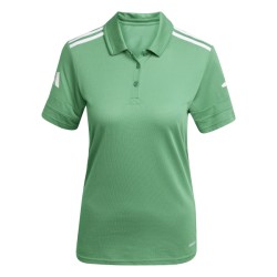 ADIDAS SQUADRA25 COTTON POLO - TEAM GREEN/WHITE