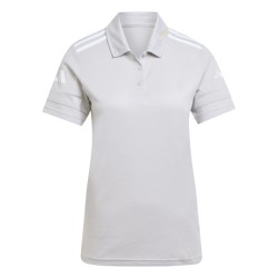 ADIDAS SQUADRA25 COTTON POLO - TEAM LIGHT GREY/WHITE