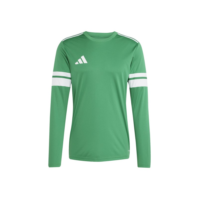 ADIDAS SQUADRA25 JERSEY LONG SLEEVE - TEAM GREEN/WHITE