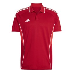 ADIDAS TIRO25 COMPETITION POLO - TEAM POWER RED 2/PURE RUBY