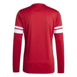 ADIDAS SQUADRA25 JERSEY LONG SLEEVE - TEAM POWER RED 2/WHITE