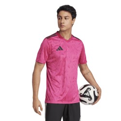 ADIDAS TEAM ICON25 JERSEY SHORT SLEEVE - TEAM REAL MAGENTA/BLACK