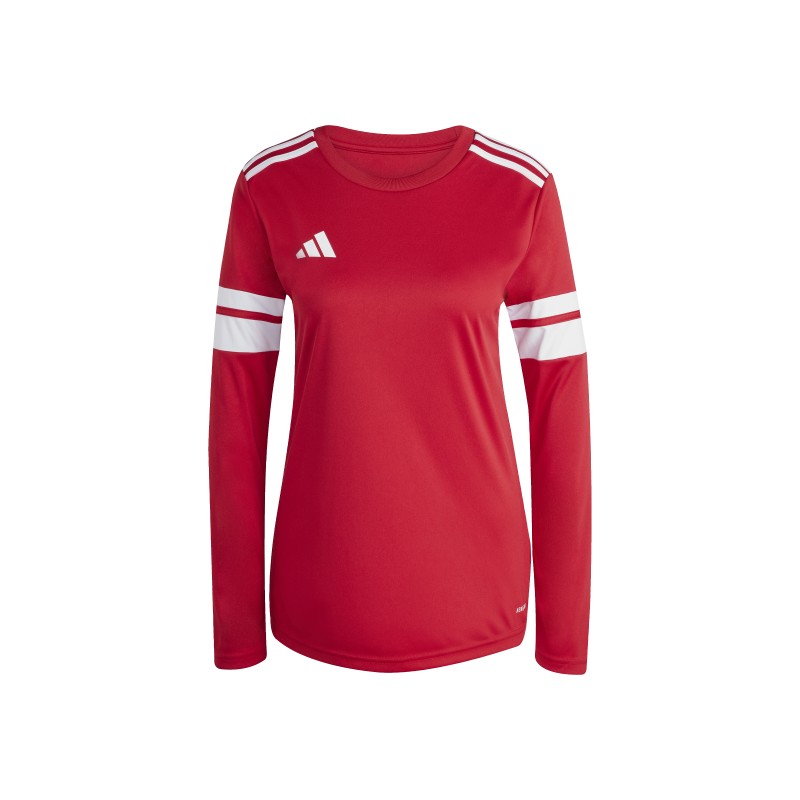 ADIDAS SQUADRA25 JERSEY LONG SLEEVE - TEAM POWER RED 2/WHITE
