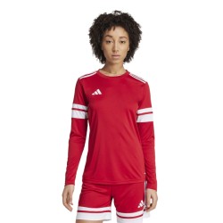 ADIDAS SQUADRA25 JERSEY LONG SLEEVE - TEAM POWER RED 2/WHITE