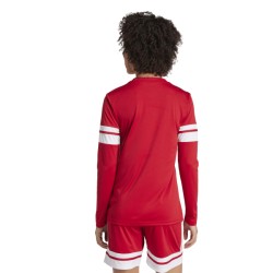 ADIDAS SQUADRA25 JERSEY LONG SLEEVE - TEAM POWER RED 2/WHITE