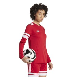 ADIDAS SQUADRA25 JERSEY LONG SLEEVE - TEAM POWER RED 2/WHITE