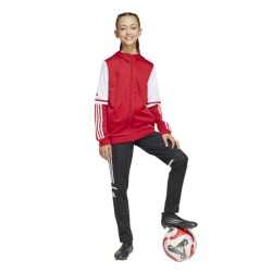 ADIDAS SQUADRA25 HOODY JR. - TEAM POWER RED 2/WHITE