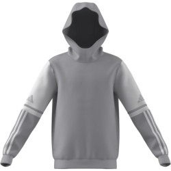 ADIDAS SQUADRA25 SWEAT HOODY JR. - TEAM LIGHT GREY/WHITE