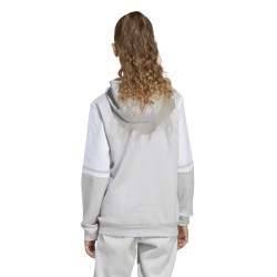 ADIDAS SQUADRA25 SWEAT HOODY JR. - TEAM LIGHT GREY/WHITE