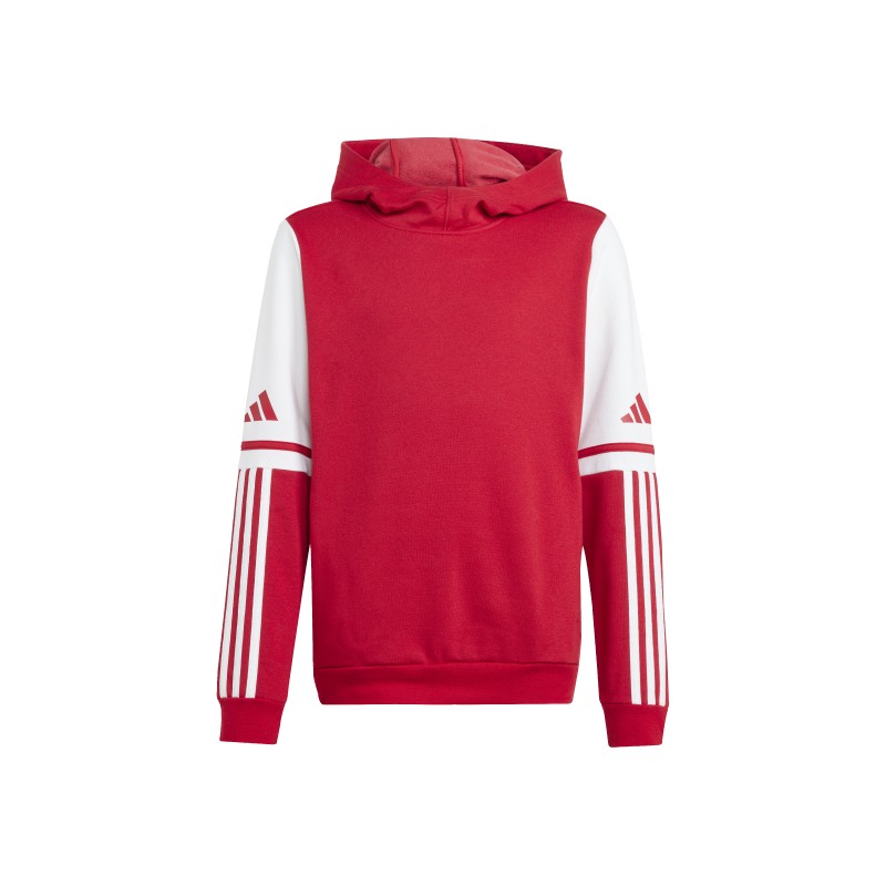 ADIDAS SQUADRA25 SWEAT HOODY JR. - TEAM POWER RED 2/WHITE
