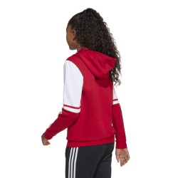 ADIDAS SQUADRA25 SWEAT HOODY JR. - TEAM POWER RED 2/WHITE