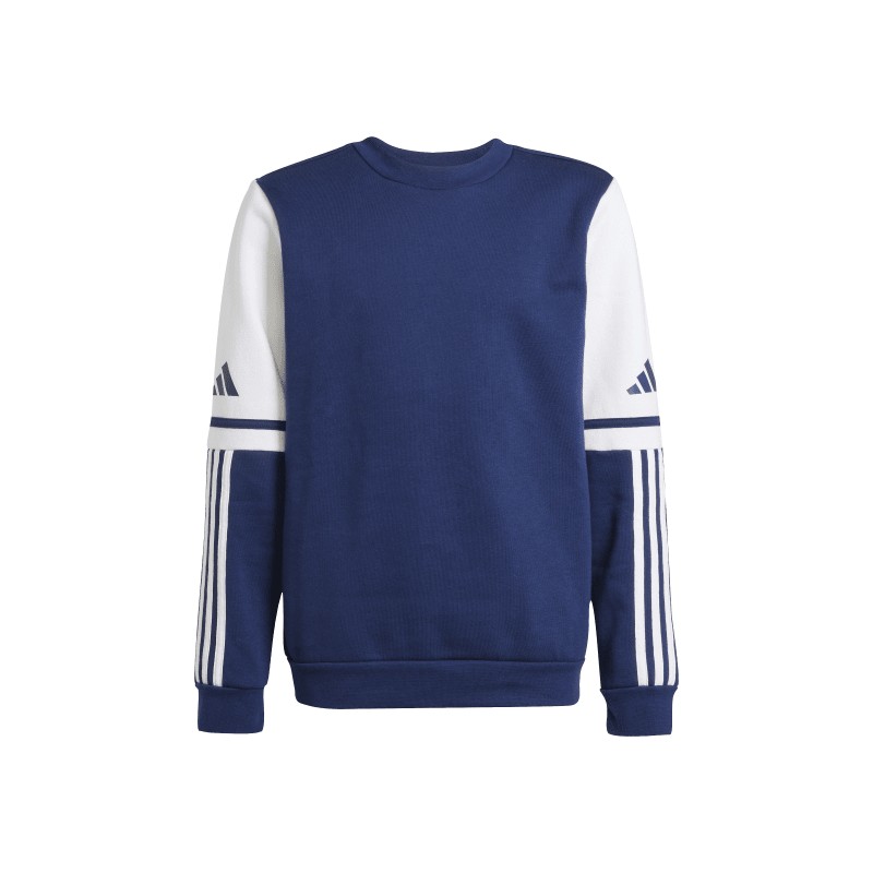 ADIDAS SQUADRA25 SWEAT CREW JR. - TEAM NAVY BLUE 2/WHITE