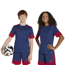 ADIDAS SQUADRA25 JERSEY SHORT SLEEVE JR. - TEAM NAVY BLUE 2/TEAM POWER RED 2