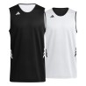 ADIDAS 3G SPEED REV. BASKETBALL AEROREADY JERSEYS JR. - BLACK/WHITE