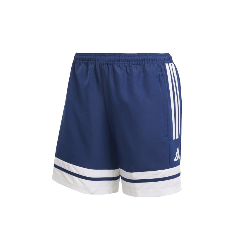 ADIDAS SQUADRA25 DOWNTIME WOVEN SHORT - TEAM NAVY BLUE 2/WHITE