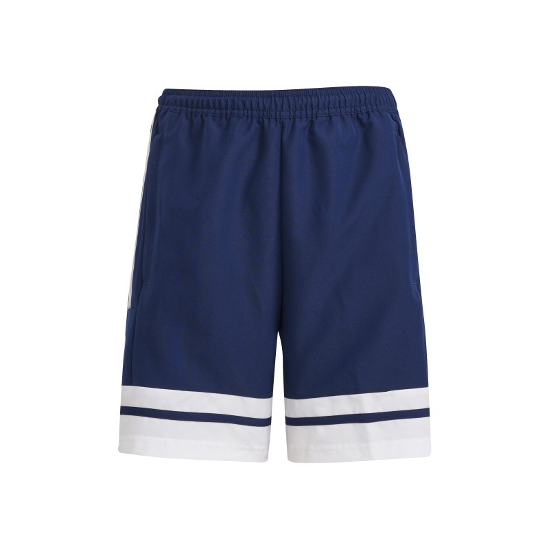 ADIDAS SQUADRA25 DOWNTIME WOVEN SHORT JR. - TEAM NAVY BLUE 2/WHITE