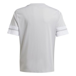 ADIDAS SQUADRA25 JERSEY SHORT SLEEVE JR. - TEAM LIGHT GREY/WHITE